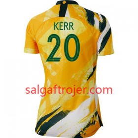 Australien Fodboldtrøjer Sam Kerr 20 Hjemmebanesæt Kvindernes VM 2019 Kort ærmer